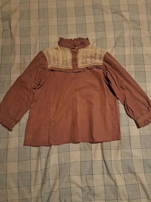Zara ρομαντικό πουκάμισο σαν καινούργιο, ροζ, μέγεθος S