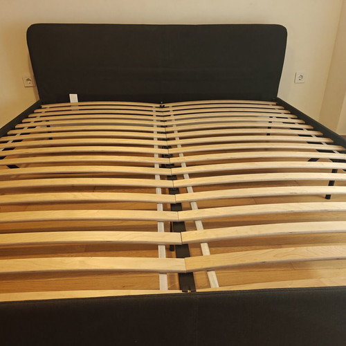 IKEA Slattum Bed 180x200 Anthracite Like New