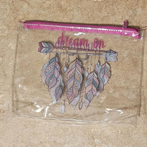 Transparent toiletry bag new