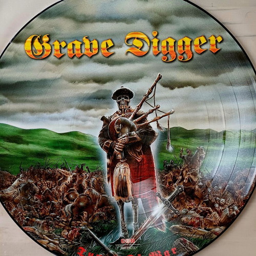 Grave Digger Tunes of War picture LP like new, metal