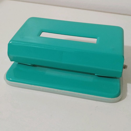 Pins, perforated hole punch and pins box like new, set