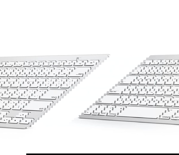 Omorton KB066 με Bluetooth για iPad/Mac έως 10m/ασημί