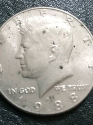Half dollar Kennedy 1988 used