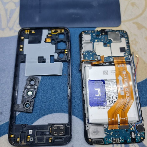 Samsung Galaxy A25 5G (A256) 6/128GB Blue Black for parts, used