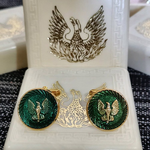 Cufflinks of the seventh anniversary, April 21 set!