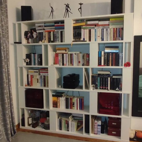 Bookcase matte lacquer like new, 200x200 cm