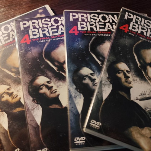 Prison Break Season 4 DVD used, English subtitles, 7-disc set