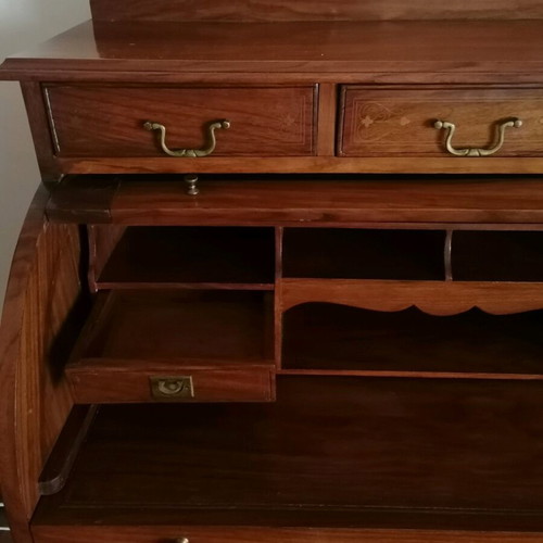 Vintage secretary desk like new solid wood