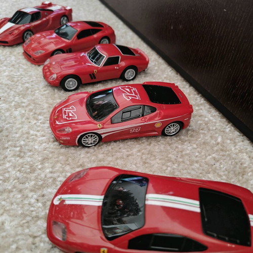 Ferrari toy car collection used, pack of 8 pieces