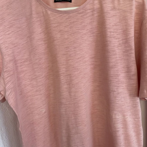 Zara men's t-shirt large used, beige and pink