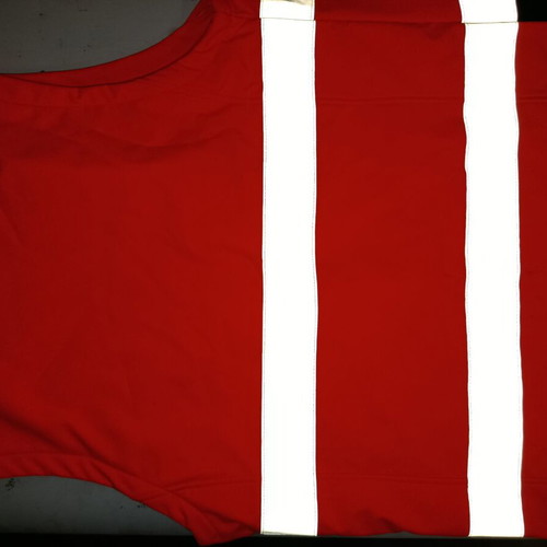 Hi Vis Vest Jacket with Reflective Stripes, New, Size L