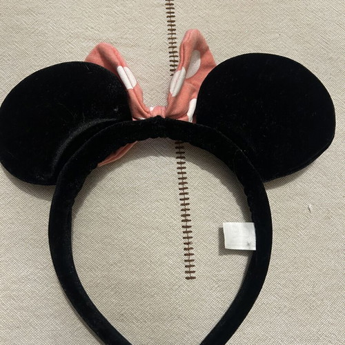 Minnie Mouse Kids Headband like new, Marks & Spencer, black and pink polka dots