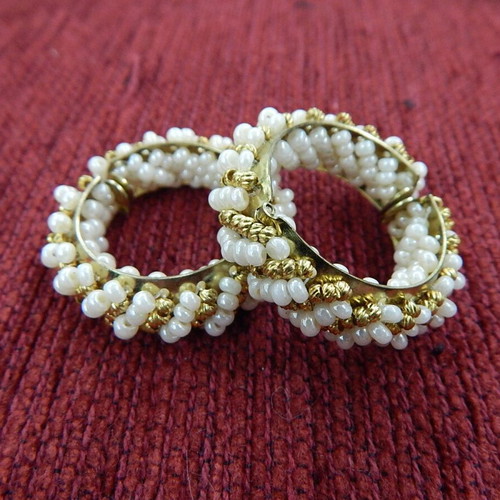Old earrings used, set of 2 pieces