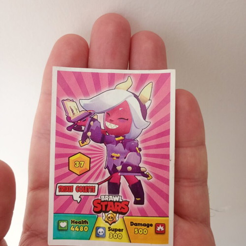 Brawl Stars Trixie Colette collectible sticker new