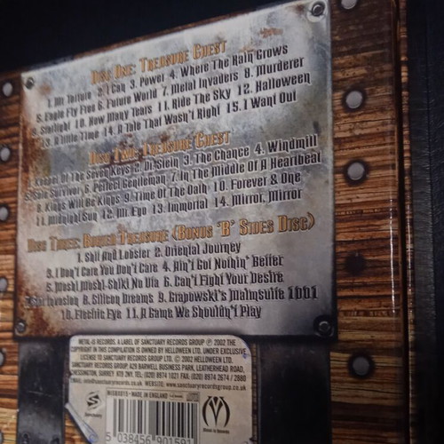Helloween Treasure Chest Box Set used, limited edition 3CD metal