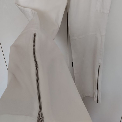Lecomte Pants New White Size 44 With Zipper