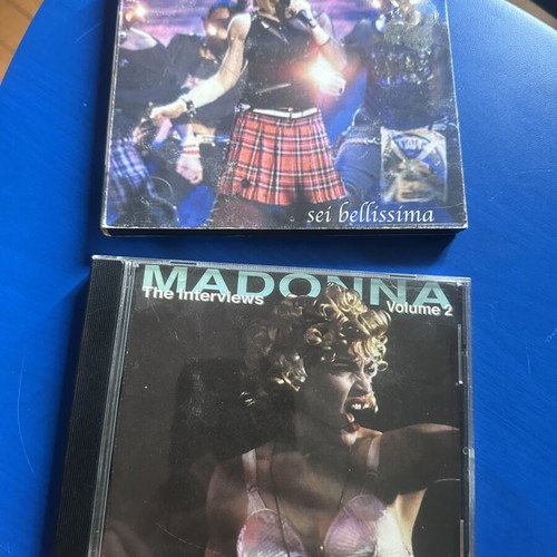 Madonna Drowned World Tour & The Interviews CDs used, pop