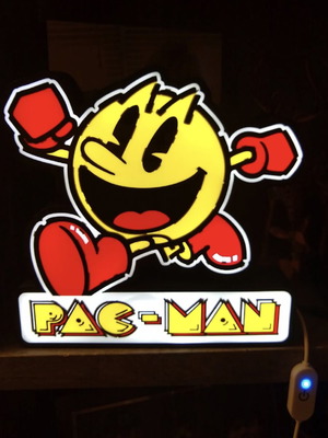 Pac Man light box made to order