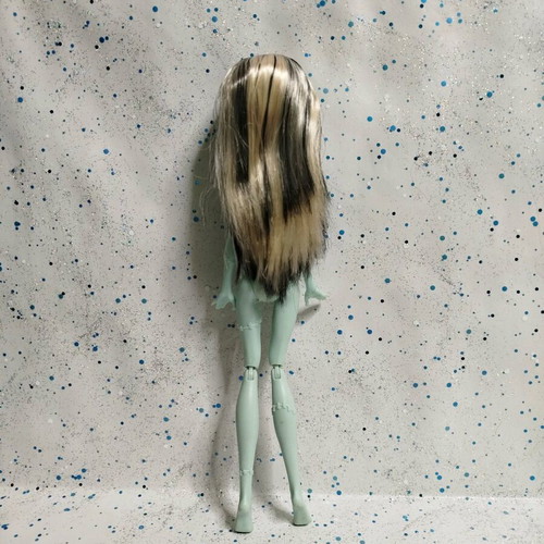 Monster High Frankie Stein doll used nude with flaws