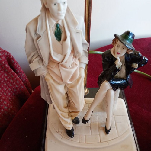 Table lamp used, height 65 cm