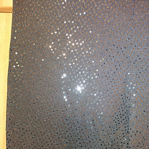Women's leggings new black with silver shiny design size M-L