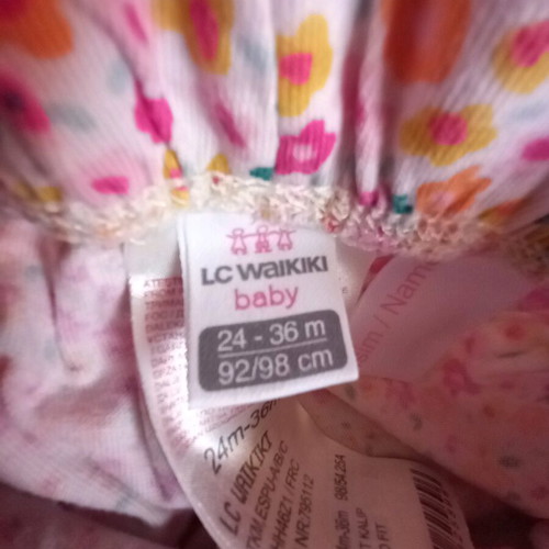 Children's summer set like new for girl 24-36M LC Waikiki