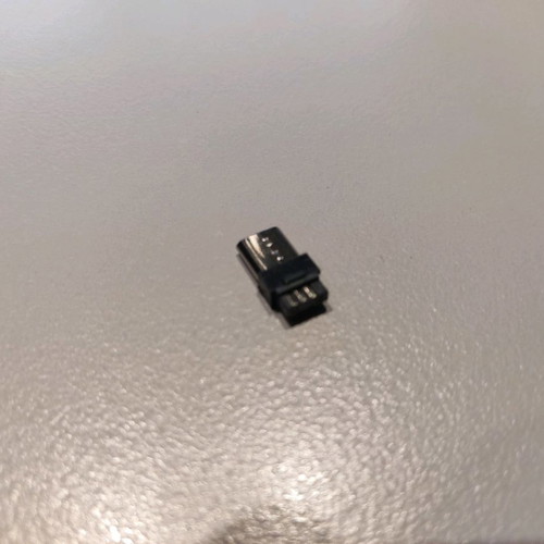 DIY Micro USB male plug connector pack of 5, new
