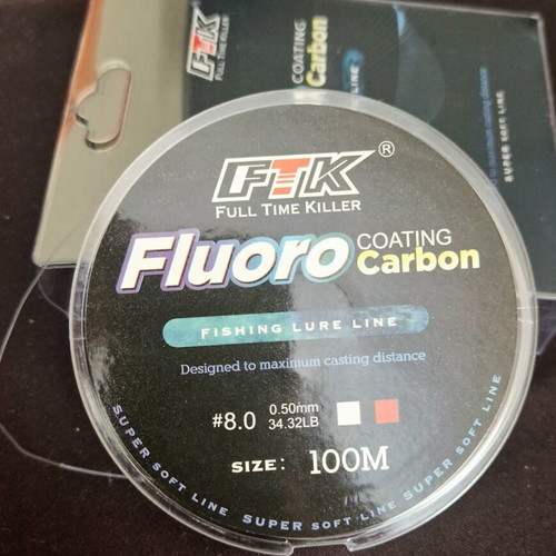 Fluorocarbon fishing line 100m 0.50mm new, 14.3kg strength