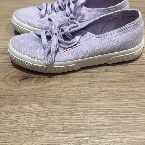 Superga 2750 Cotu Classic canvas sneakers, size 38, lilac purple