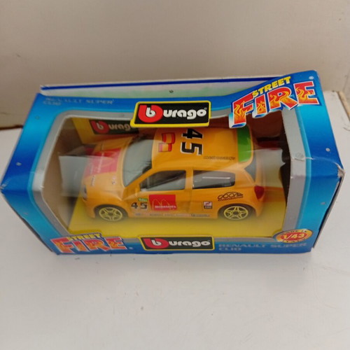 Renault Super Clio Diecast Model by Bburago New 1/43 Scale