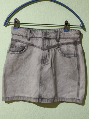 PNKW women's denim skirt like new, size M 38 10, blue