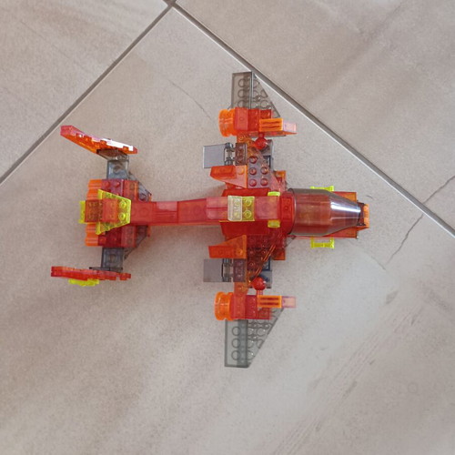 Robot, Spaceship and Helicopter like new, building blocks