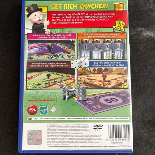 Monopoly PlayStation 2 (PS2) like new, complete excellent
