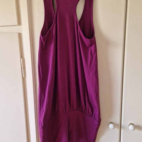 Baby Jem purple blouse Small, long tunic top