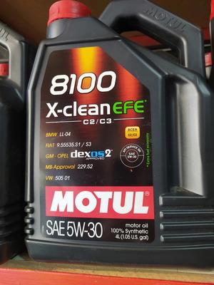 Motul Xclean EFE 5W30 4ltr γνήσιο καινούριο
