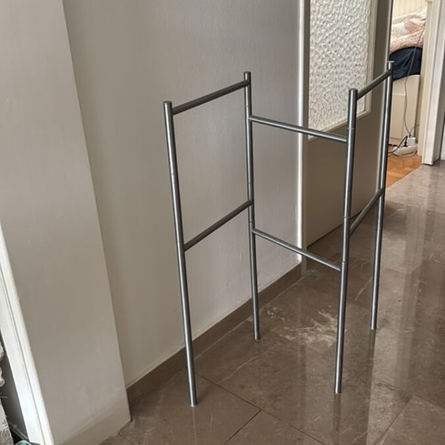 Towel Rack metal used, height 85 cm, width 36 cm