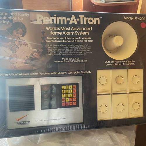 Perim-A-Tron Vintage Home Alarm System Model PT 2100 new