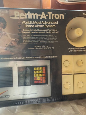 Perim-A-Tron Vintage Home Alarm System Model PT 2100 new