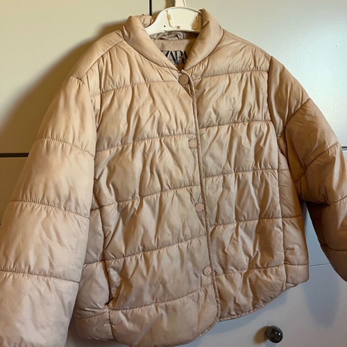 Zara spring jacket for girl 6-7 years like new, beige