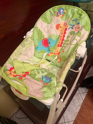 Βρεφικό ρηλάξ Fisher-Price μεταχειρισμένο με ζωάκια ζούγκλας