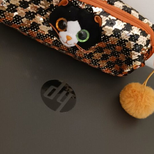 Ty pencil case new with sequins design