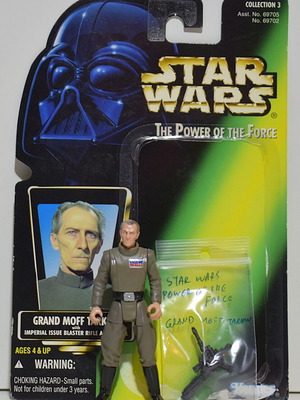 Kenner Star Wars The Power of the Force Grand Moff Tarkin figure used