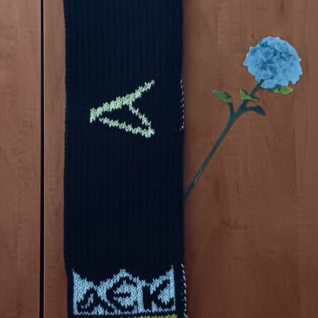AEK knitted scarf, black