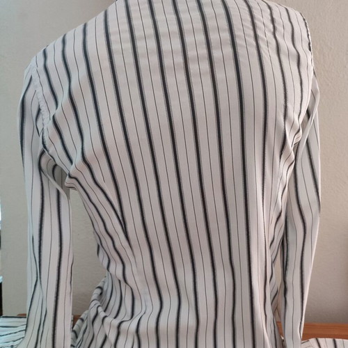 Zara Basic women's striped shirt Small like new, black and white