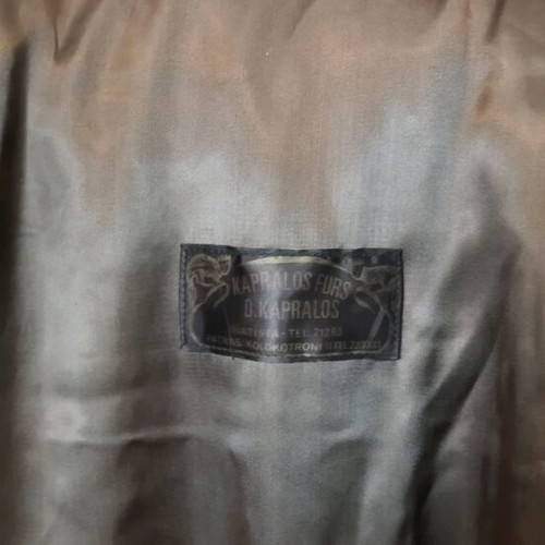 Fur jacket brown like new, size M, by Furs Kapralos