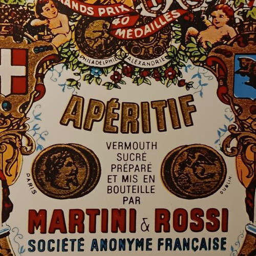 Martini A4 poster, glossy photo paper