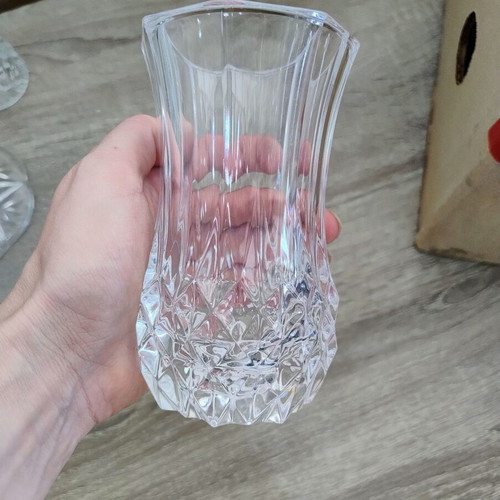 Small flower vase like new, height 12.5 cm, diameter 8 cm