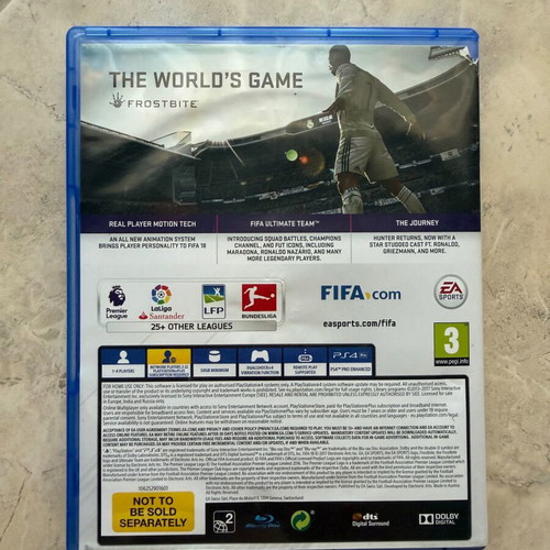 Fifa 18 PS4 game