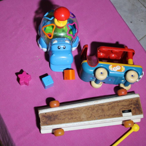 Xylophone musical toy used with sound