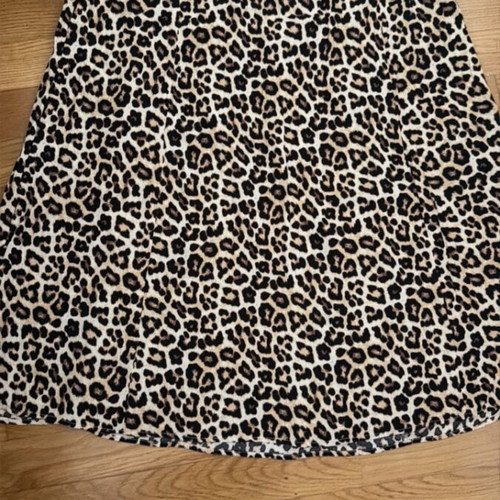 Skirt midi leopard H&M like new, size XL 42 14, brown